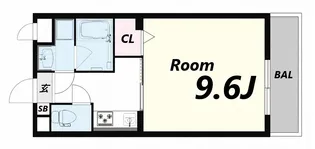 ビウォール正木【2階】の間取り