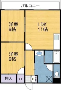 アルコ・ラ・カーサ町坪【1階】の間取り