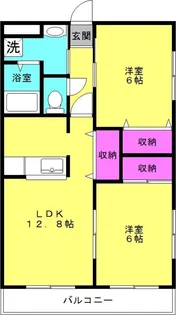 エクセルピア【3階】の間取り