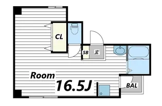 ツムギビル【3階】の間取り
