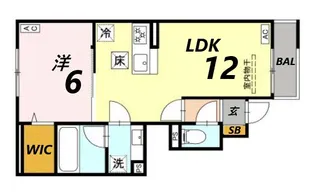 シャトレⅡ【1階】の間取り