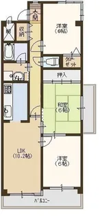 パークサイド・ナガイ【3階】の間取り