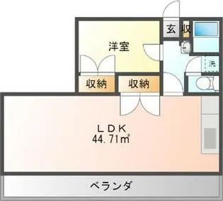 ウィズ【1階】の間取り