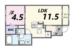 ボヤージュ【1階】の間取り