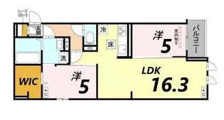 マーレ・カルモ【2階】の間取り