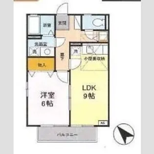 アバンセ70【1階】の間取り