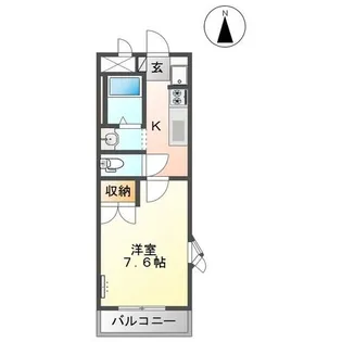 ベネッセ・黒川【2階】の間取り