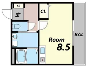 リバーテック【3階】の間取り