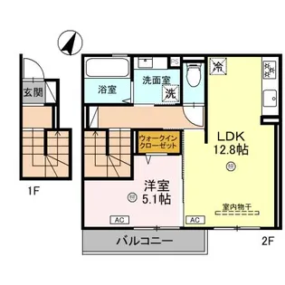 タウンさら2【2階】の間取り