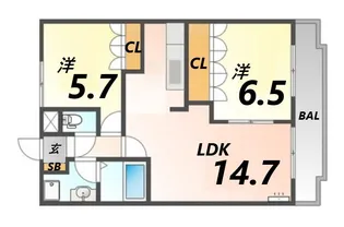 メゾンレフォルテ【1階】の間取り