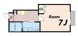 mimi COCO【1階】の間取り