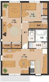 アルテシーマ【2階】の間取り