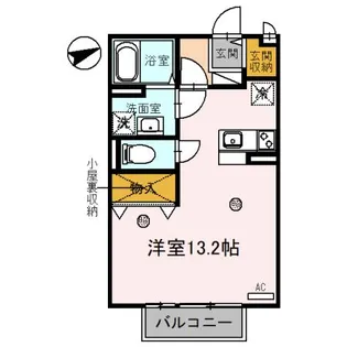 サンセジュール山水【2階】の間取り