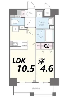 CONCERT OGYU【4階】の間取り