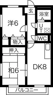 パークハイム【3階】の間取り