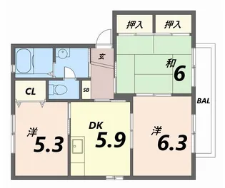 シャーメゾン蒲田【2階】の間取り