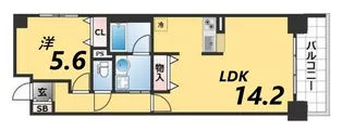 TKD北条口【4階】の間取り