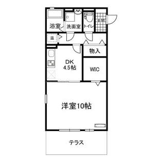 プランドール今在家 A棟【1階】の間取り