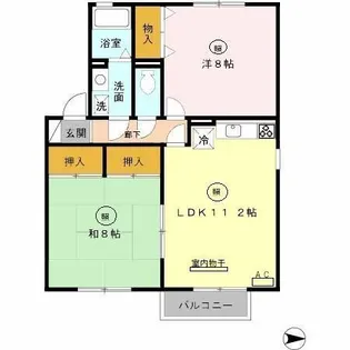 コート2000【2階】の間取り