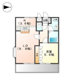ストークミヤタ【2階】の間取り