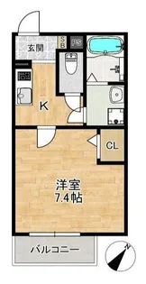 ALEGRIA姫路東【2階】の間取り