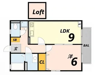 アバンセ70【2階】の間取り