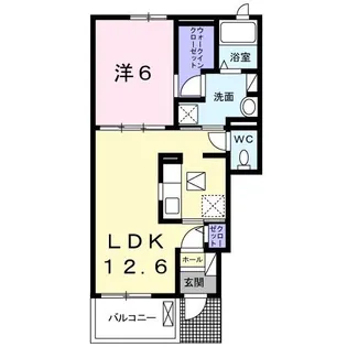 グランデール興浜Ⅲ【1階】の間取り