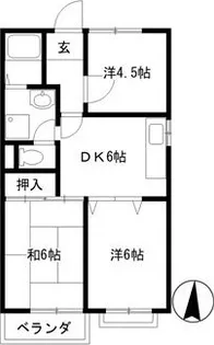 グランイル御立【2階】の間取り