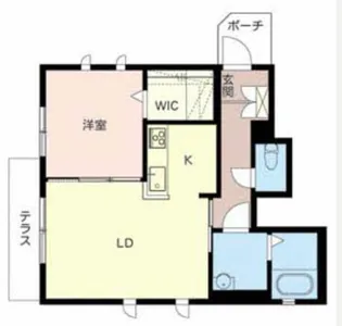 シャーメゾン城西【1階】の間取り