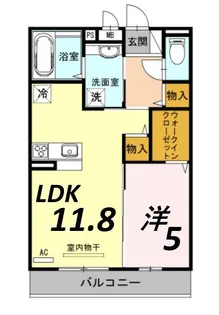 THE RESIDENCE 姫路神屋町【2階】の間取り