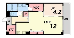 クレアトーレ姫路駅前【7階】の間取り