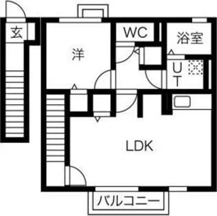 ピクシーヒルズ北平野【2階】の間取り