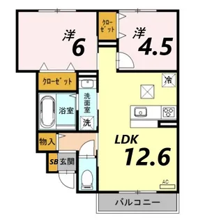 ステラA棟【1階】の間取り