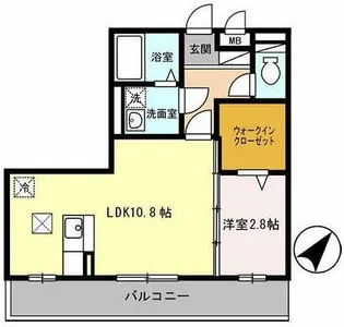 ラベニール【3階】の間取り