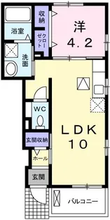 ミモザ【1階】の間取り