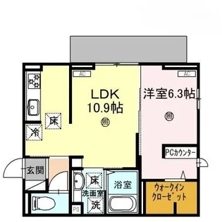 D-PLACE駅南大路【2階】の間取り