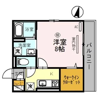スチール立山【2階】の間取り