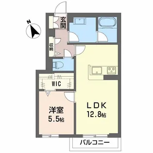 シャーメゾン岡田ハイテール【2階】の間取り