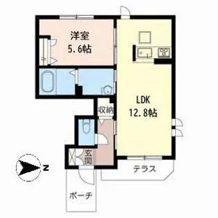 グリーンハウス細江【1階】の間取り