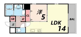 EL-NIDO FUKUZAWA【2階】の間取り