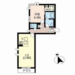 エグレット姫路III【1階】の間取り