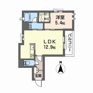 シャーメゾン坂田町【3階】の間取り