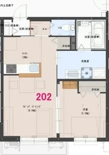 ラポール【2階】の間取り