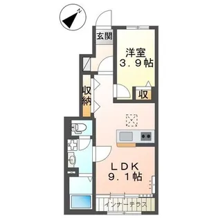 グレイスリー【2階】の間取り