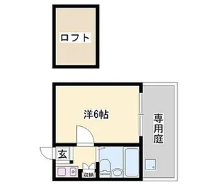 プレナードみき【1階】の間取り