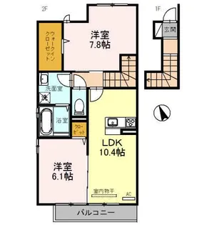 プレミア【2階】の間取り