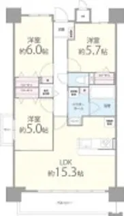 アヴァンセ姫路【5階】の間取り