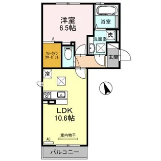サンホーム富士【1階】の間取り