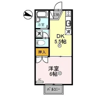 メゾン堀川 C棟【2階】の間取り