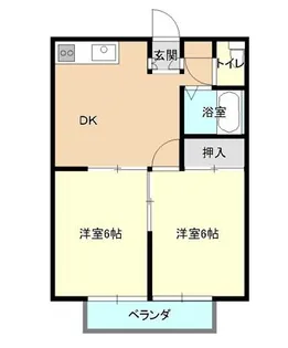 エステートピア国分寺 B棟【1階】の間取り